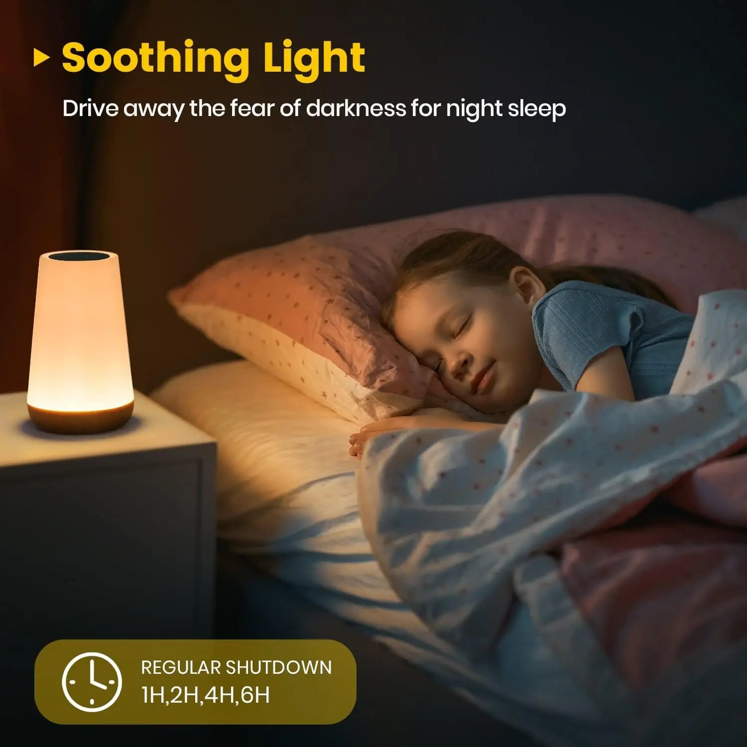 13-Color RGB Rechargeable Night Light with Remote