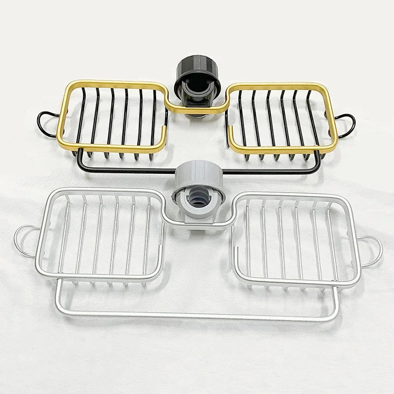 Aluminum Sink Caddy with Faucet Holder