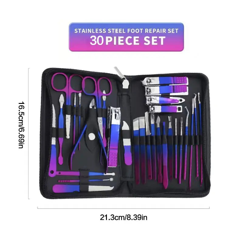 Stainless Steel Manicure and Pedicure Kit