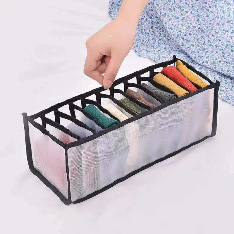 11-Compartment Foldable Underwear Organizer