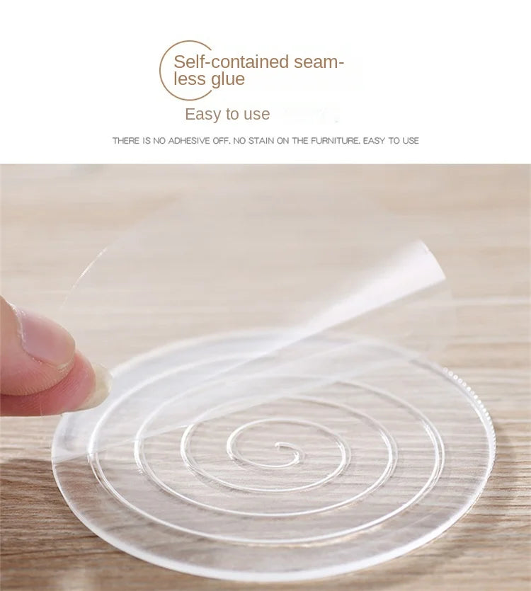 4-Piece Transparent Silicone Furniture Floor Protectors