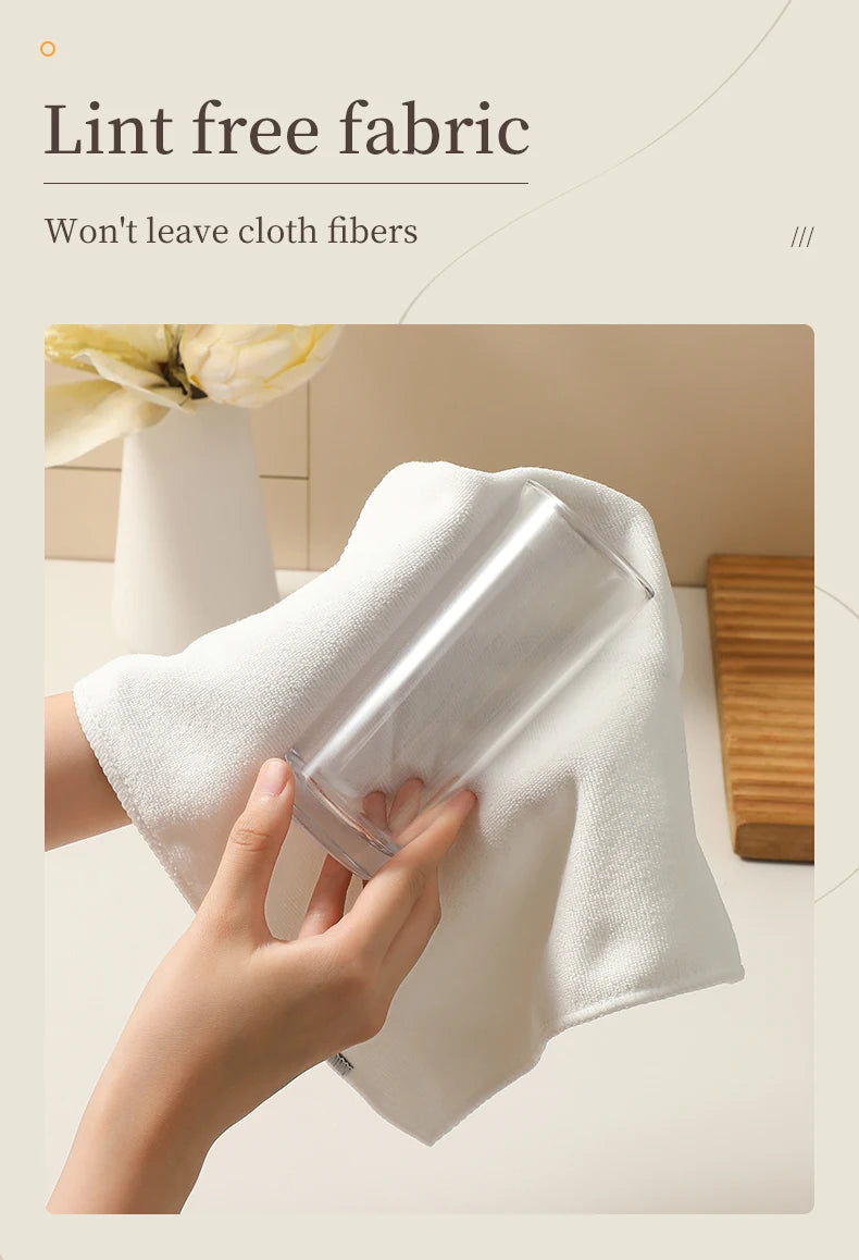 Microfiber Cleaning Cloths, 6 or 12 Pack