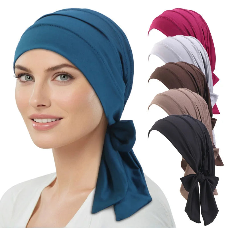 Long-Tail Headscarf Hat