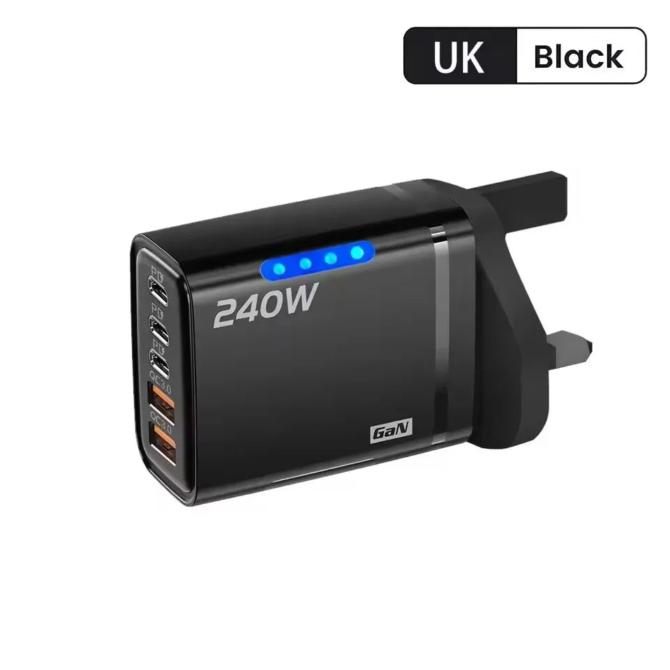 5-Port GaN Fast Wall Charger