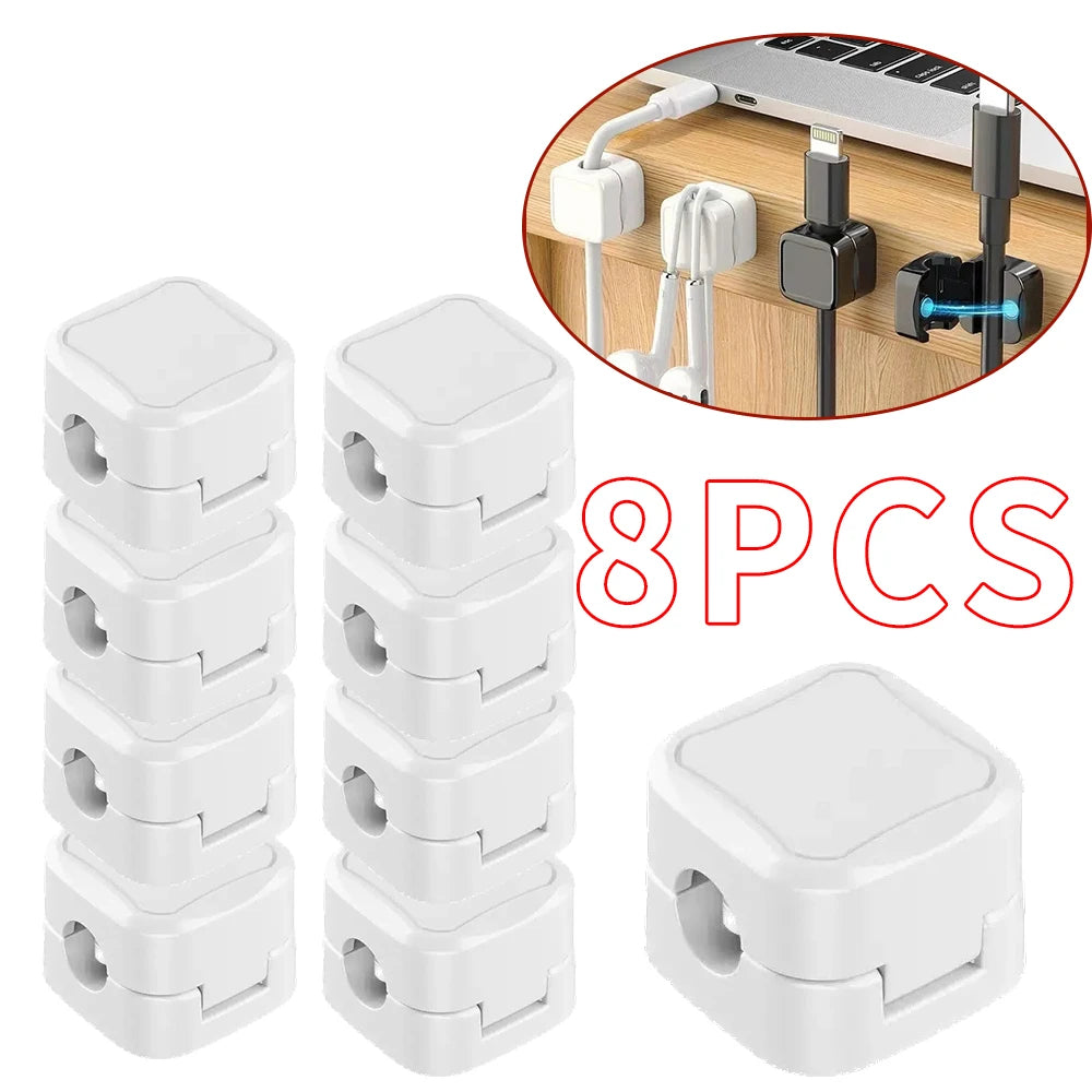 Magnetic Cable Clips and Cord Organizer
