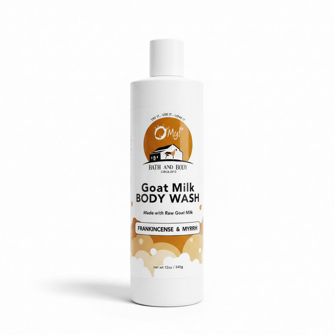 O My! Goat Milk Body Wash | Excellent for all Skin Types | Free of Parabens & More | Handcrafted in USA